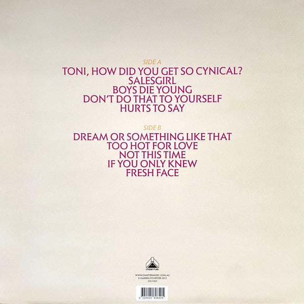 Darren Sylvester – Off By Heart LP vinyl record, image 2 of 7