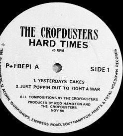 The Cropdusters – Hard Times 12" vinyl record, image 2 of 2