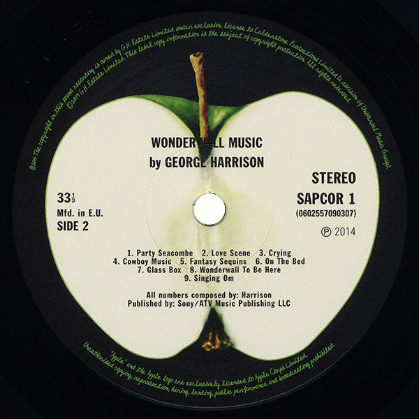George Harrison – Wonderwall Music LP vinyl record, image 6 of 7