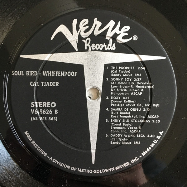 Cal Tjader – Soul Bird: Whiffenpoof LP vinyl record, image 4 of 4