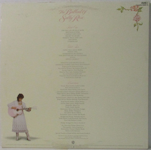 Emmylou Harris – The Ballad Of Sally Rose LP vinyl record, image 2 of 6