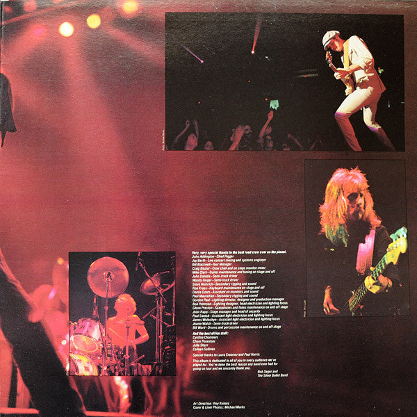 Bob Seger And The Silver Bullet Band – Nine Tonight (2xLP) LP vinyl record, image 8 of 8