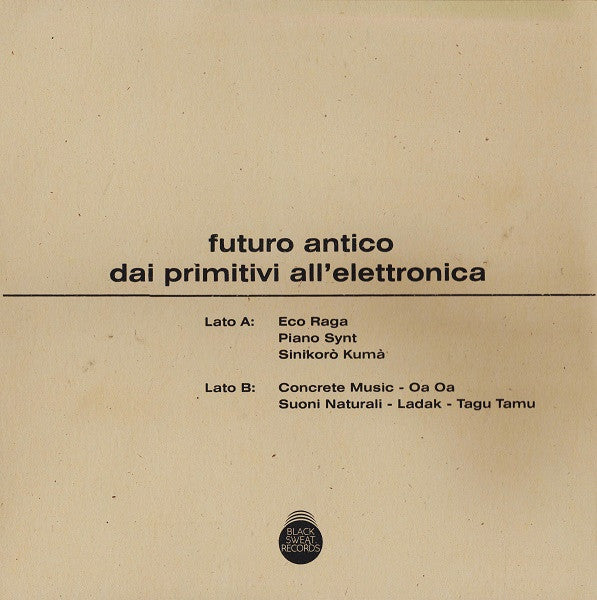 Futuro Antico – Dai Primitivi All'Elettronica LP vinyl record, image 2 of 7