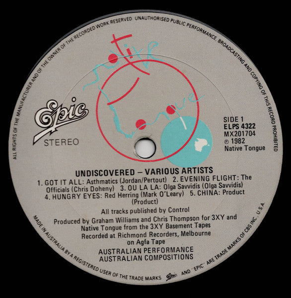 Various – Undiscovered LP vinyl record, image 3 of 5