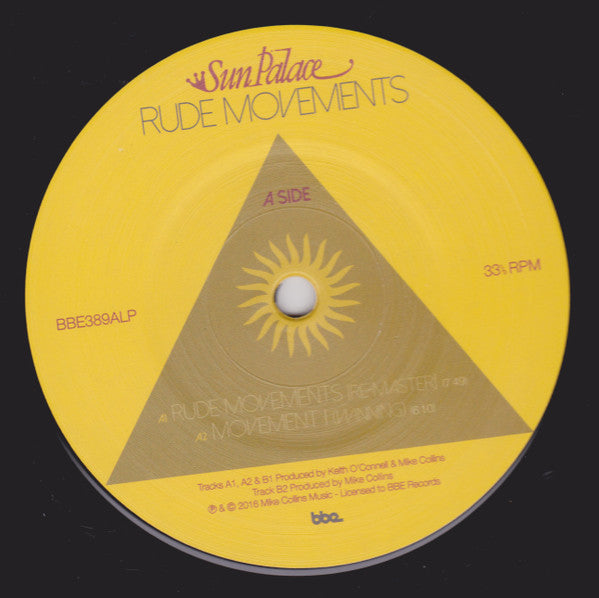 Sun Palace – Raw Movements / Rude Movements (2xLP) LP vinyl record, image 7 of 8