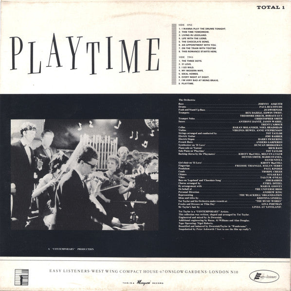 Tot Taylor & His Orchestra – Playtime LP vinyl record, image 2 of 6