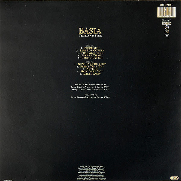Basia – Time And Tide LP vinyl record, image 2 of 5