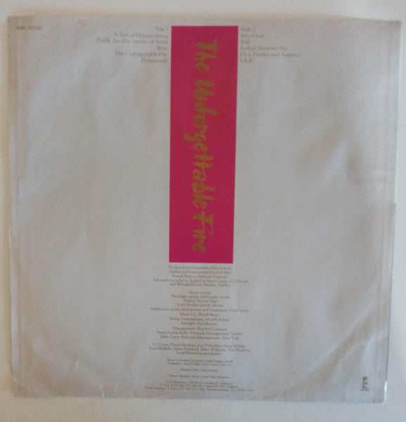 U2 – The Unforgettable Fire LP vinyl record, image 6 of 10