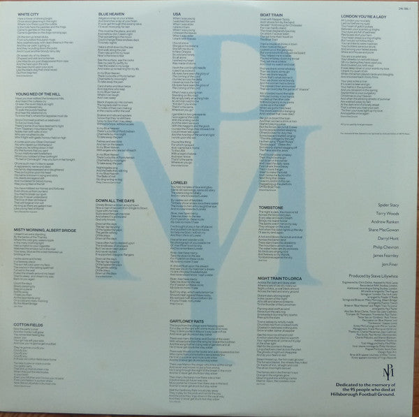 The Pogues – Peace And Love LP vinyl record, image 5 of 5