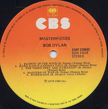 Bob Dylan – Masterpieces (3xLP) LP vinyl record, image 10 of 10