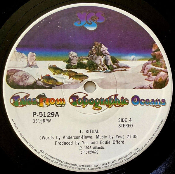 Yes – Tales From Topographic Oceans = 海洋地形学の物語 (2xLP) LP vinyl record, image 8 of 10