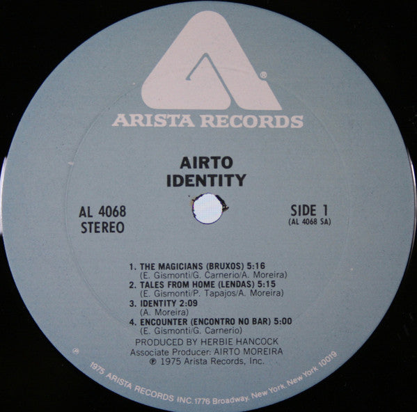 Airto Moreira – Identity LP vinyl record, image 3 of 4