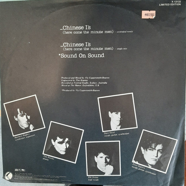 The Venetians – Chinese I's (Here Come The Minute Men) 12" vinyl record, image 4 of 4