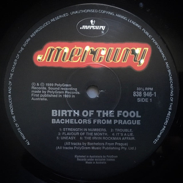 Bachelors From Prague – Birth Of The Fool LP vinyl record, image 6 of 9