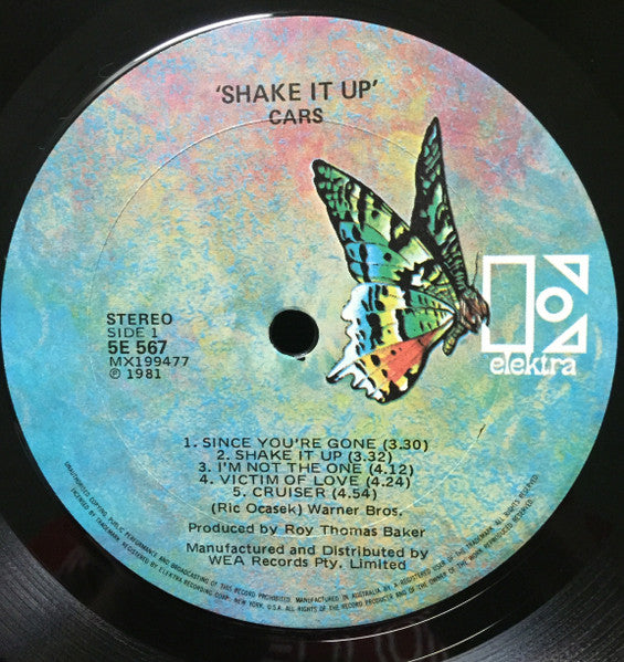The Cars – Shake It Up LP vinyl record, image 3 of 7