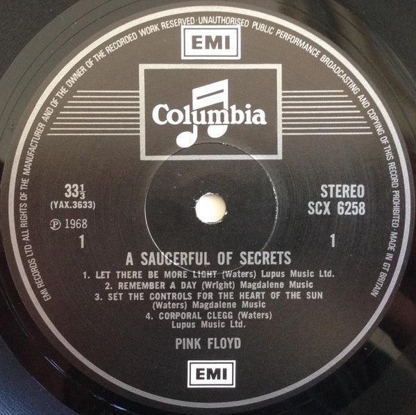 Pink Floyd – A Saucerful Of Secrets LP vinyl record, image 4 of 9