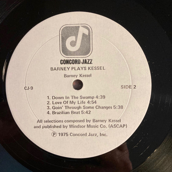 Barney Kessel – Barney Plays Kessel & Friends LP vinyl record, image 3 of 4
