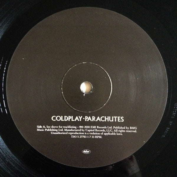 Coldplay – Parachutes LP vinyl record, image 3 of 7