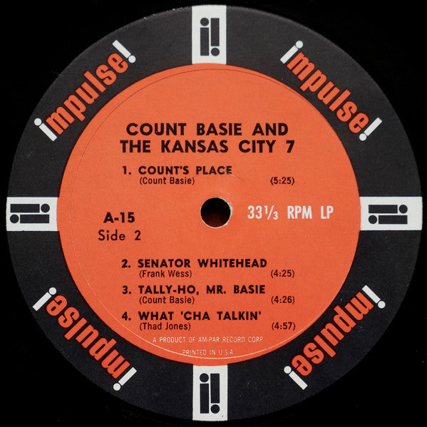 Count Basie And The Kansas City Seven – Count Basie And The Kansas City 7 LP vinyl record, image 5 of 10