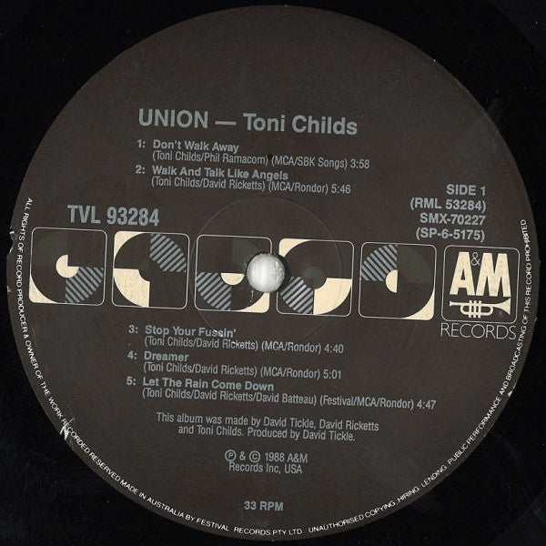 Toni Childs – Union LP vinyl record, image 3 of 6