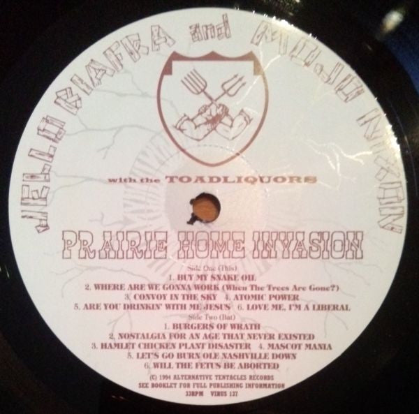 Jello Biafra, Mojo Nixon & The Toadliquors – Prairie Home Invasion LP vinyl record, image 3 of 10