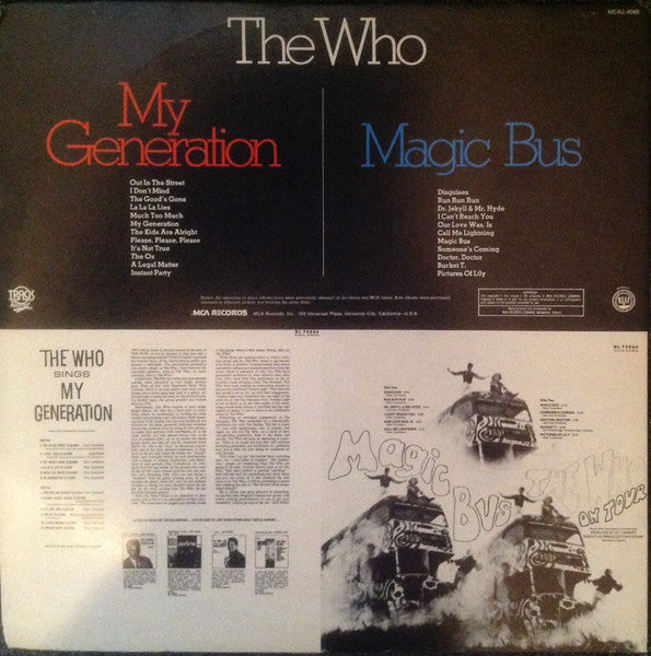 The Who – Magic Bus / The Who Sings My Generation LP vinyl record, image 4 of 8
