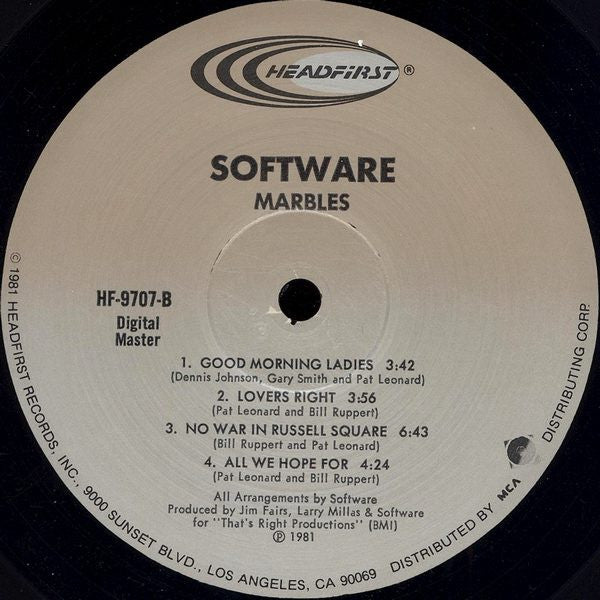 Software – Marbles LP vinyl record, image 4 of 5