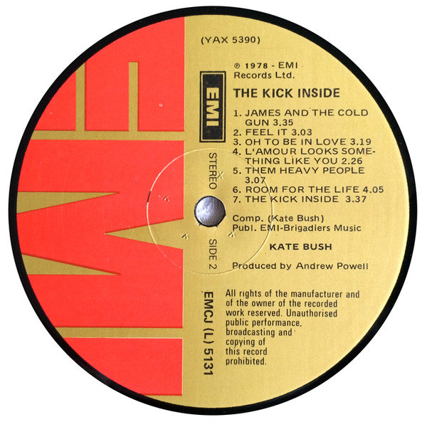 Kate Bush – The Kick Inside LP vinyl record, image 7 of 7