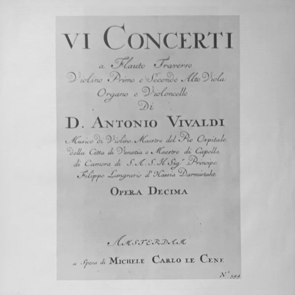 Antonio Vivaldi, Stephen Preston, The Academy Of Ancient Music – Six Flute Concertos, Op. 10 LP vinyl record, image 5 of 8