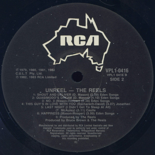 The Reels – Unreel LP vinyl record, image 4 of 4