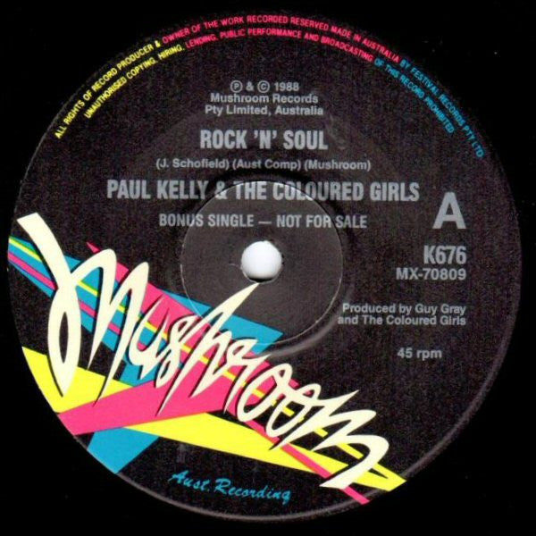 Paul Kelly & The Coloured Girls – Dumb Things (2x7") 7" vinyl record, image 8 of 9