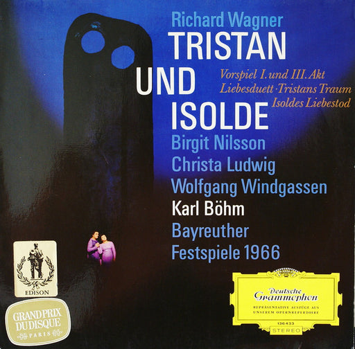 Richard Wagner, Birgit Nilsson, Wolfgang Windgassen, Christa Ludwig, Eberhard Wächter, Karl Böhm – Tristan Und Isolde (Opernauszüge) LP vinyl record, image 1 of 3
