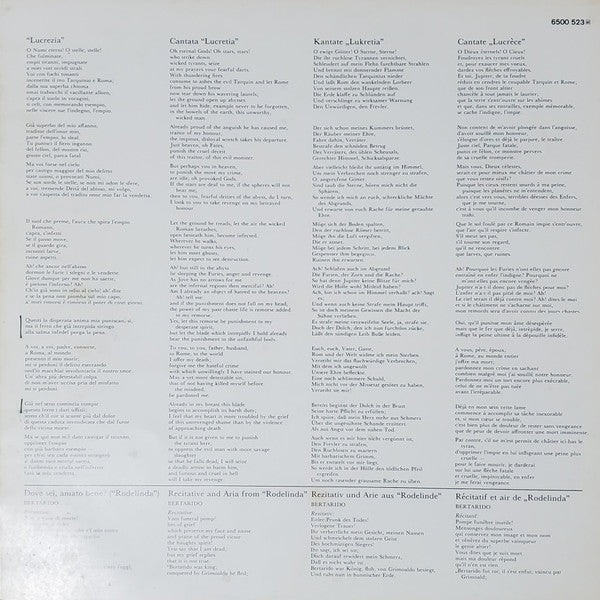 Georg Friedrich Händel, Janet Baker, English Chamber Orchestra, Raymond Leppard – Cantata Lucrezia / Largo: Ombra Mai Fu / Etc. LP vinyl record, image 4 of 6