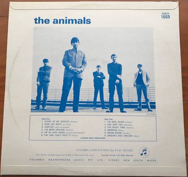 The Animals – The Animals LP vinyl record, image 2 of 4