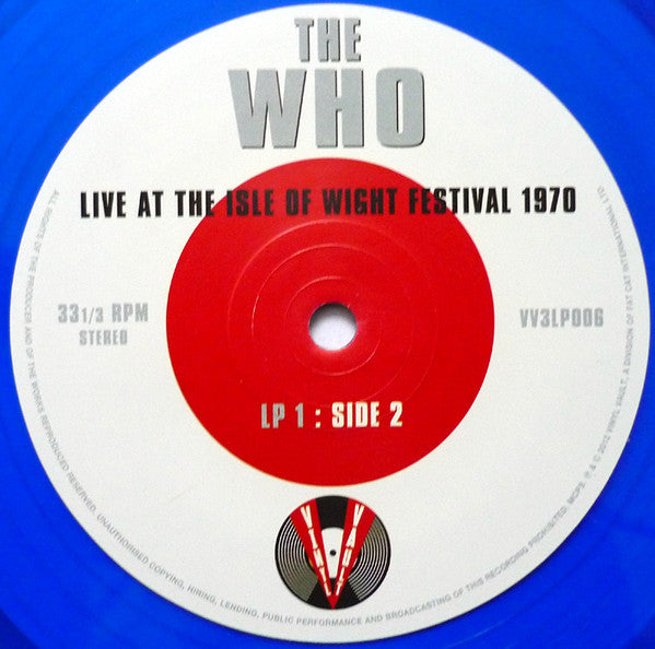The Who – Live At The Isle Of Wight Festival 1970 (3xLP) LP vinyl record, image 7 of 10