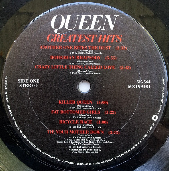 Queen – Greatest Hits LP vinyl record, image 3 of 6