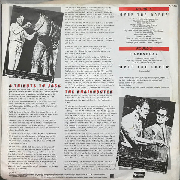 Forearm Jolt – Over The Ropes 12" vinyl record, image 2 of 5