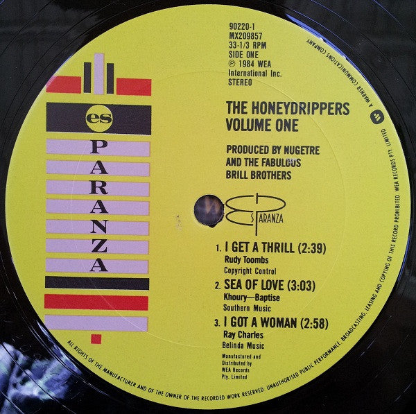 The Honeydrippers – Volume One 12" vinyl record, image 3 of 4