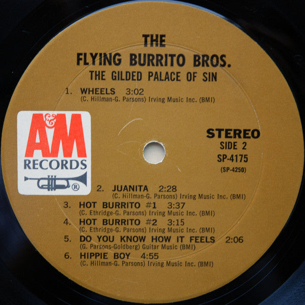 The Flying Burrito Bros – The Gilded Palace Of Sin LP vinyl record, image 4 of 4