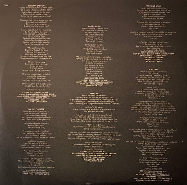 Crosby, Stills & Nash – CSN LP vinyl record, image 3 of 6