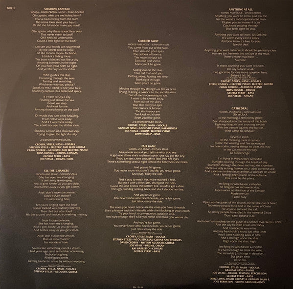 Crosby, Stills & Nash – CSN LP vinyl record, image 3 of 6