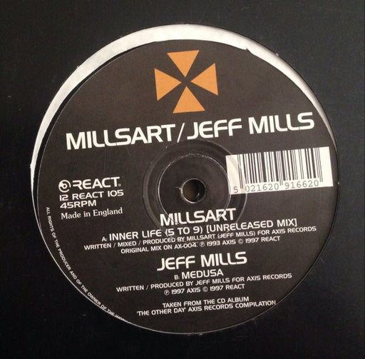 Millsart, Jeff Mills – Inner Life / Medusa 12" vinyl record, image 1 of 2