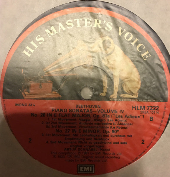 Artur Schnabel, Ludwig van Beethoven – The Beethoven Piano Sonatas Volume 4: Sonatas Nos. 23 & 25-32 (4xLP) LP vinyl record, image 4 of 10
