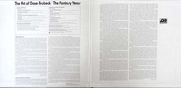 Dave Brubeck – The Art Of Dave Brubeck/The Fantasy Years (2xLP) LP vinyl record, image 2 of 7