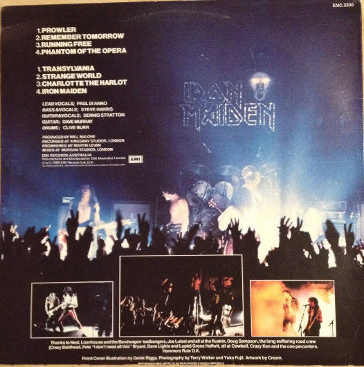 Iron Maiden – Iron Maiden LP vinyl record, image 2 of 4