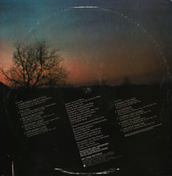 LeBlanc & Carr – Midnight Light LP vinyl record, image 2 of 4