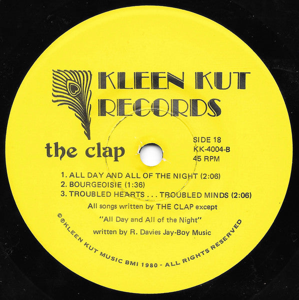 The Clap – Catch The Clap 7" vinyl record, image 4 of 4
