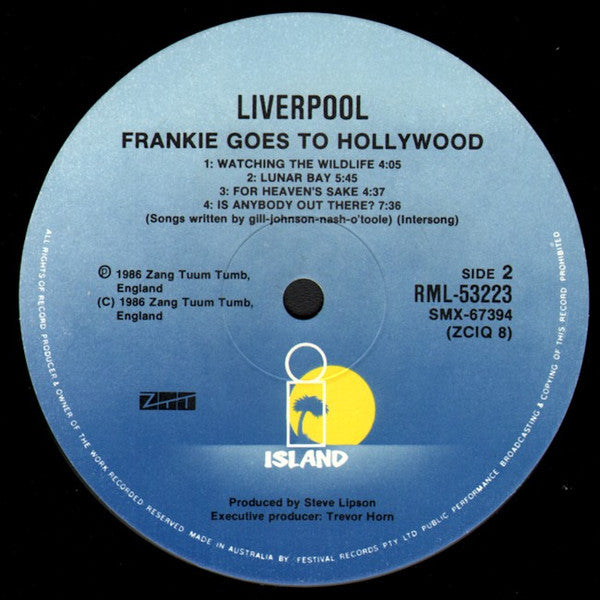 Frankie Goes To Hollywood – Liverpool LP vinyl record, image 6 of 6