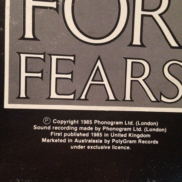 Tears For Fears – Songs From The Big Chair LP vinyl record, image 7 of 7