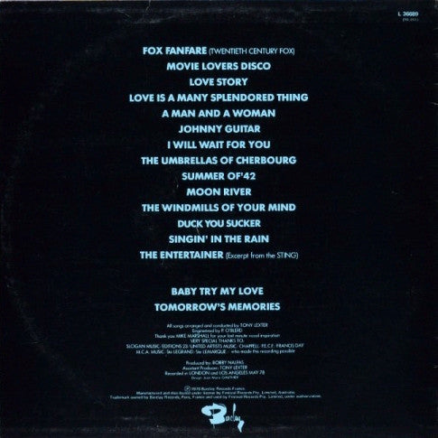 Janet Manchester – Movie Lovers Disco LP vinyl record, image 2 of 2